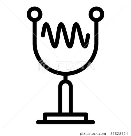 Camertone icon, outline style 85828524