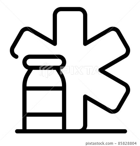 Health medicine icon, outline style Health medicine icon, outline style 85828804