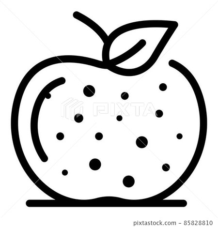 Fresh apple icon, outline style Fresh apple icon, outline style 85828810
