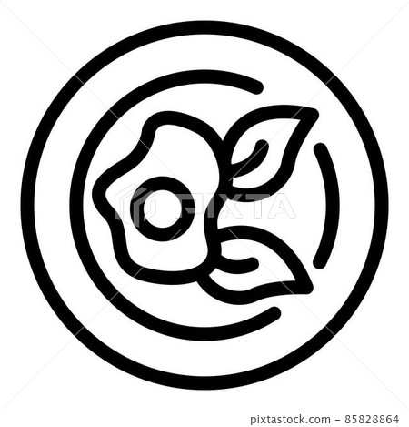 Healthy meal icon, outline style Healthy meal icon, outline style 85828864