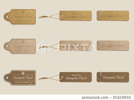 仿古風格標籤圖 85829050