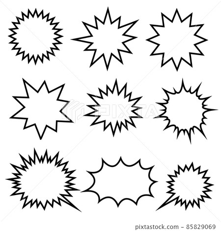 Bomb balloon set (line) 85829069
