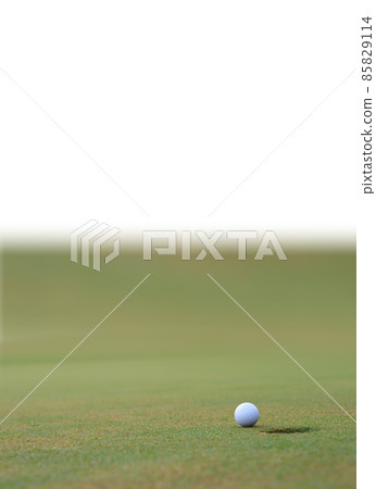 golf ball with copy space 85829114