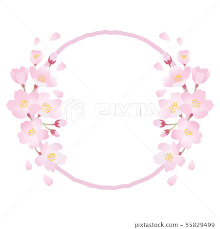 Cherry frame - Stock Illustration [85829499] - PIXTA
