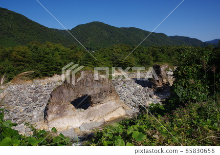 手取川 母岩白山 手取川地質公園 85830658
