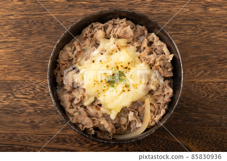 Cheese beef bowl Cheese beef bowl 85830936