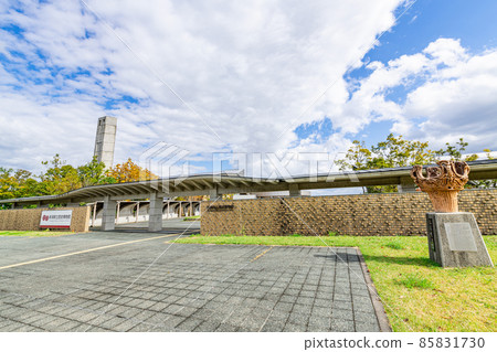 天氣晴朗的新潟縣立歷史博物館，新潟縣長岡市 85831730