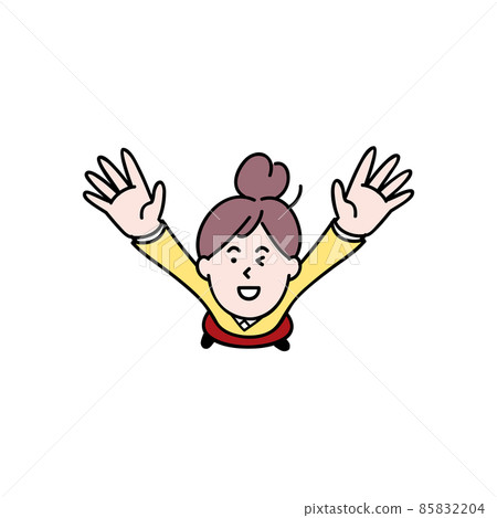 Leaping business person 85832204