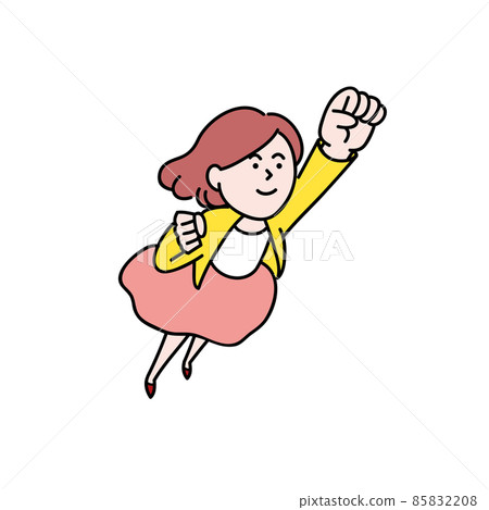 Leaping business person 85832208