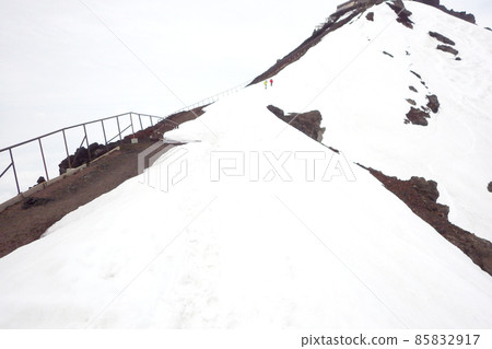 攀登富士山：雪季的馬背風光 85832917