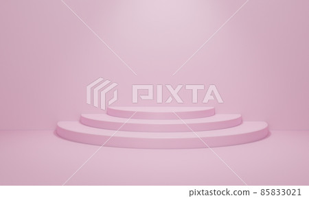 3d rendering. Podium minimal abstract scene geometric shape 3d rendering. Podium minimal abstract scene geometric shape 85833021