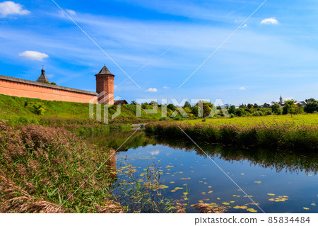 Monastery of Saint Euthymius wall in Suzdal, Russia 85834484