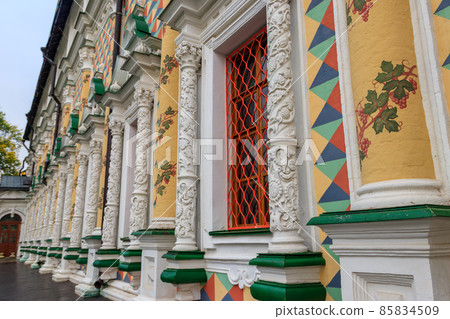 St. Sergius refectory church of Trinity Lavra of St. Sergius in Sergiev Posad, Russia 85834509