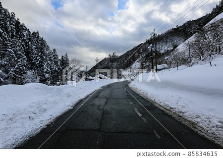 有雪的風景 有雪的風景 85834615