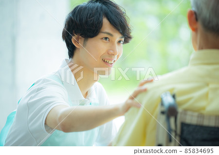 Long-term care male staff Long-term care male staff 85834695