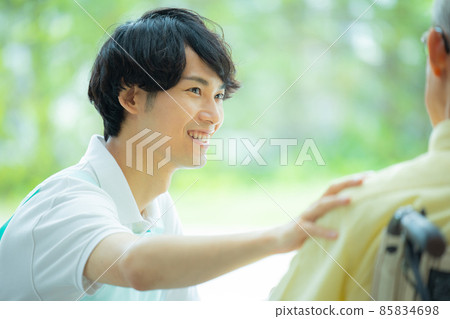 Long-term care male staff Long-term care male staff 85834698