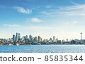 Seattle cityskyline over Lake Union on sunny day,seattle,washington,usa.. Seattle cityskyline over Lake Union on sunny day,seattle,washington,usa.. 85835344