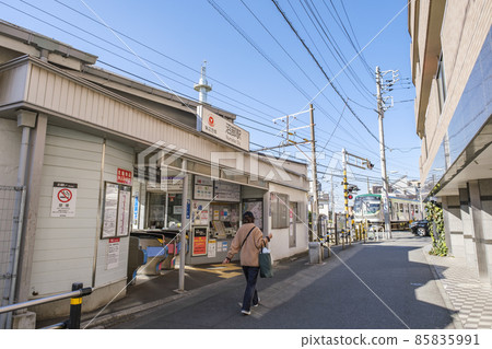 東京都大田區東急玉川線沼部站前的街景 85835991