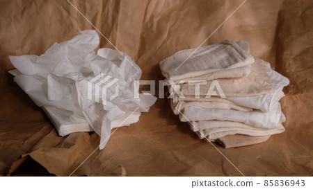 As a substitute for tissue. Cloth tissue that is not thrown away. 2 As a substitute for tissue. Cloth tissue that is not thrown away. 2 85836943