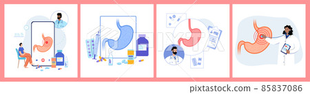 Stomach medical set 85837086