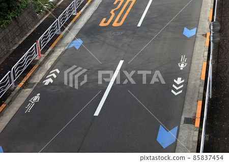 Bicycle navigation mark image Bicycle navigation mark image 85837454