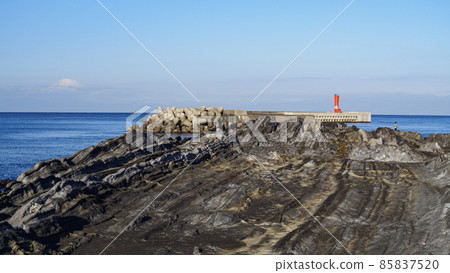 湘南三浦半島神奈川縣三浦市城鹿島的冬天 85837520