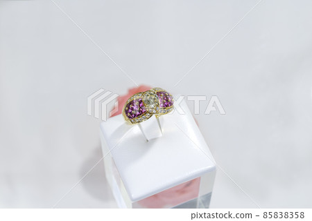 Ruby Diamond! Design ring 85838358