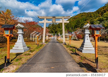 供奉和之清麻呂的秋日神社 85838417