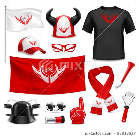 Fan Buff Gear Accessories Realistic Set 85838637