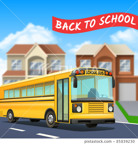 School Bus Illustration 85839230