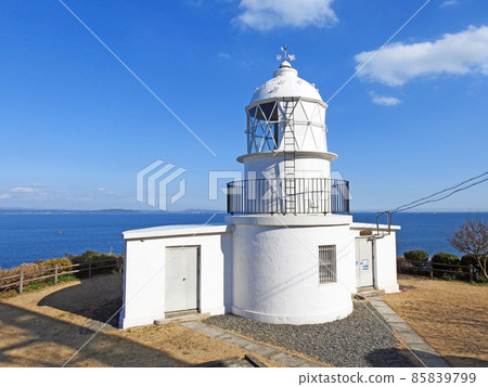 Kitakyushu City's Important Cultural Properties White Hesaki Lighthouse and Blue Suo Nada Kitakyushu City's Important Cultural Properties White Hesaki Lighthouse and Blue Suo Nada 85839799