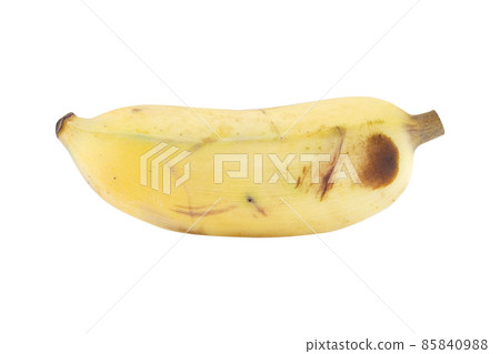 banana isolated on white background - clipping paths 85840988