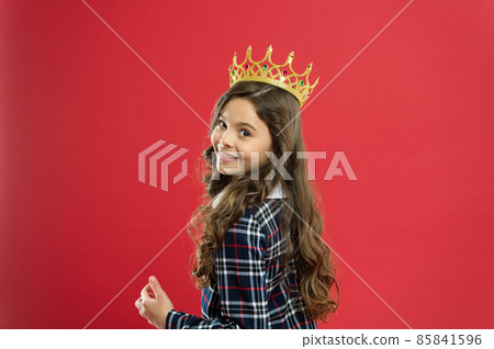 Childhood happiness. Happy little girl. Beauty and fashion Childhood happiness. Happy little girl. Beauty and fashion 85841596