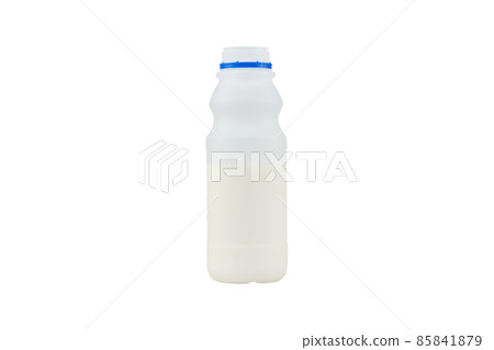 bottle of milk isolated on white background - clipping paths bottle of milk isolated on white background - clipping paths 85841879