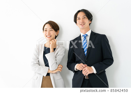 Middle business female male 85842450