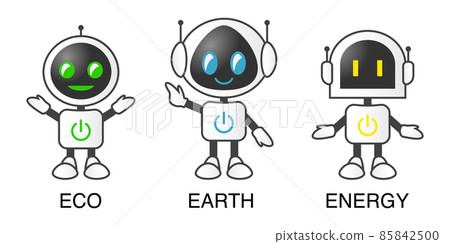 機器人,人物,可愛,人工智能多彩集矢量圖標插圖素材 機器人,人物,可愛,人工智能多彩集矢量圖標插圖素材 85842500