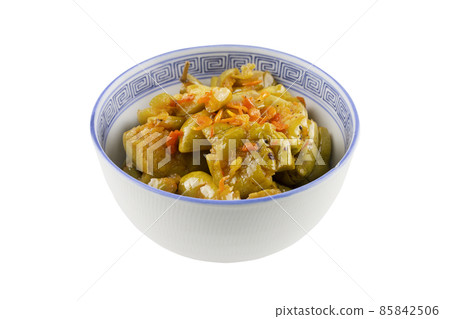close-up of olive pickled isolated on white background - clipping paths. close-up of olive pickled isolated on white background - clipping paths. 85842506