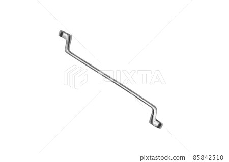 Wrench isolated on white background - clipping paths. Wrench isolated on white background - clipping paths. 85842510