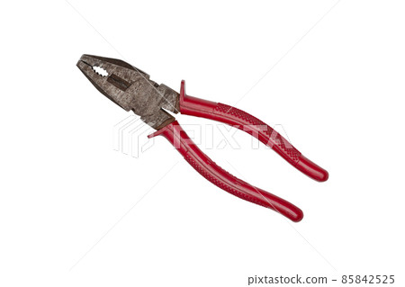 Pliers tool isolated on white background - clipping paths. 85842525
