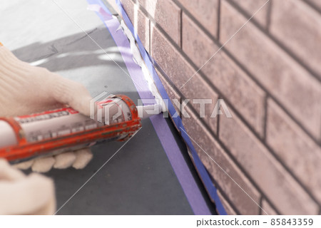 Waterproofing work caulking 85843359