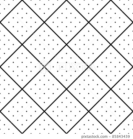 Seamless geometric checked dots pattern. Seamless geometric checked dots pattern. 85843439