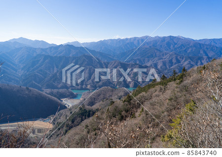 Mountains of Tanzawa seen from the ridge from Mt. Bukkasan to Mt. Kyogatake (Higashi Tanzawa) Mountains of Tanzawa seen from the ridge from Mt. Bukkasan to Mt. Kyogatake (Higashi Tanzawa) 85843740