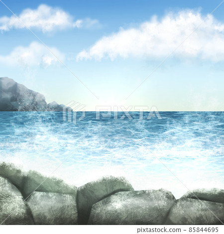 Coast of the beach 85844695