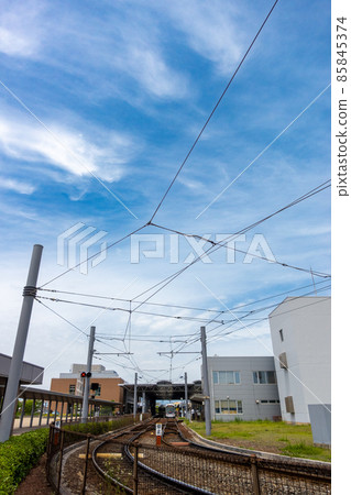 《Hiroshima City》 Hiroshima Electric Railway Tram Stop Hiroshima Port 85845374