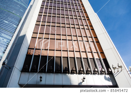 Moscow cityscape modern glass skyscraper Moscow cityscape modern glass skyscraper 85845472