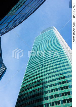 Moscow cityscape modern glass skyscrapers Moscow cityscape modern glass skyscrapers 85845769