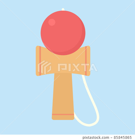 Simple and cute kendama illustration 85845865