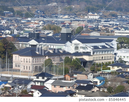 岡山縣立津山高中:校舍全景 岡山縣立津山高中:校舍全景 85846445