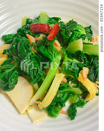 中式家常菜、炒粿條和竹筍 85847154