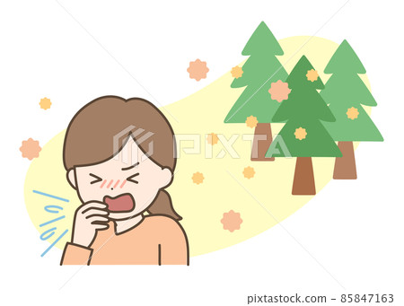 打噴嚏花粉症 85847163
